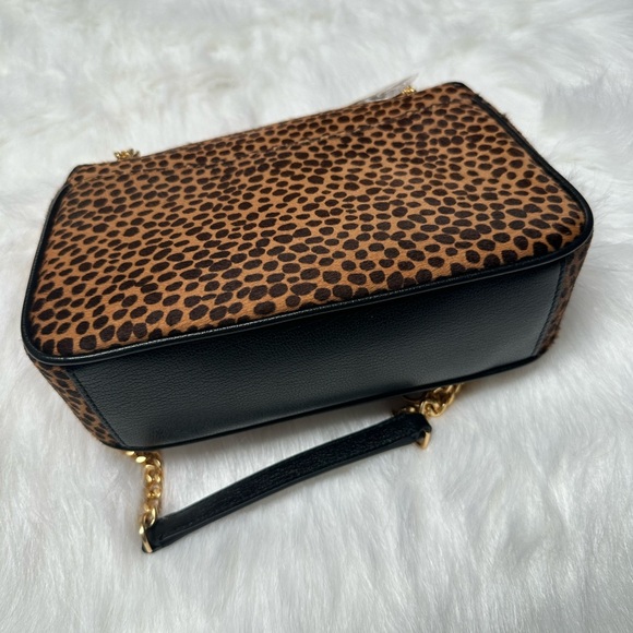 NWT Authentic Tory Burch Willa Shoulder/Crossbody Bag in Leopard Print - Picture 5 of 7